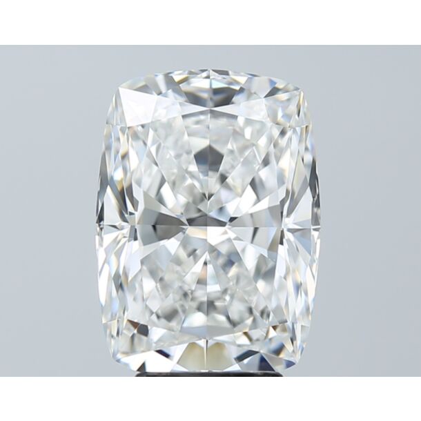 5.01 Carat Diamant Naturel de taille Coussin, Couleur F, Pureté VS1
