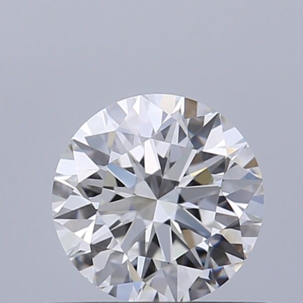 0.62 Karaat Natuurlijke Diamant met een Briljant vorm, Kleur F, Zuiverheid VVS2