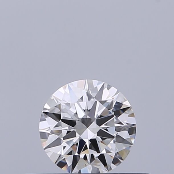 0.33 Carat Natural Diamond, Round Cut, Color D, Clarity VVS1