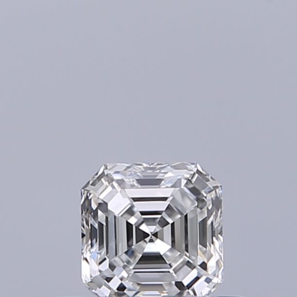 0.34 Carat Diamant Naturel de taille Asscher, Couleur E, Pureté VVS1