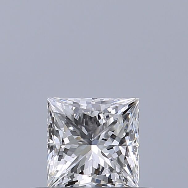 0.35 Carat Natural Diamond, Princess Cut, Color E, Clarity IF 0.35 Carat Natural Diamond, Princess Cut, Color E, Clarity IF