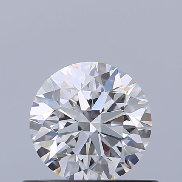 0.56 Carat Natural Diamond, Round Cut, Color D, Clarity VVS2 0.56 Carat Natural Diamond, Round Cut, Color D, Clarity VVS2