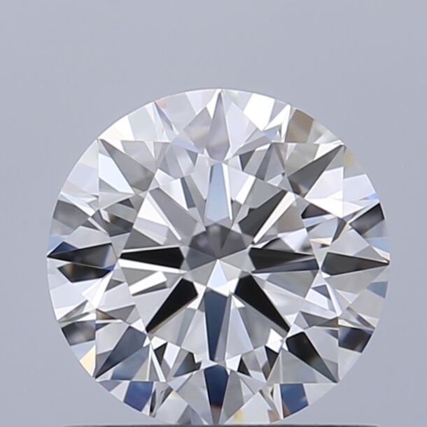 0.9 Carat Natural Diamond, Round Cut, Color E, Clarity VS1