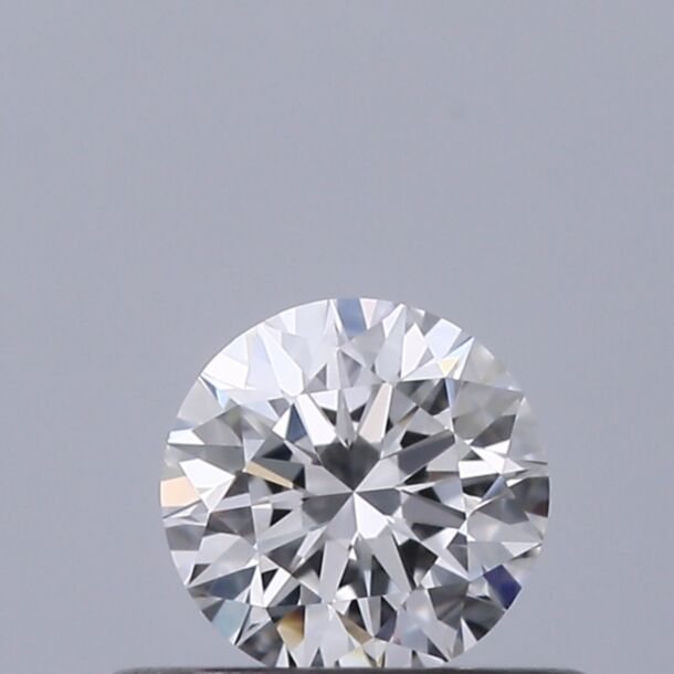 0.32 Carat Natural Diamond, Round Cut, Color D, Clarity VVS1