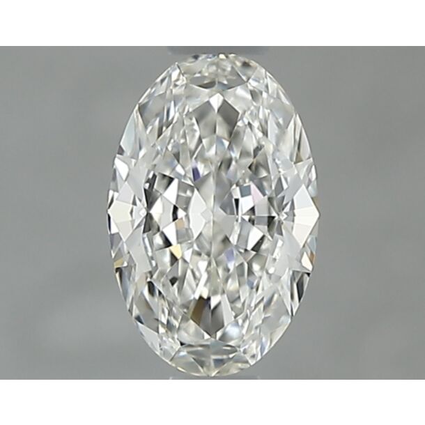 0.5 Karaat Natuurlijke Diamant met een Ovaal vorm, Kleur H, Zuiverheid VS1