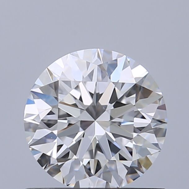 0.8 Carat Diamant Naturel de taille Brillant, Couleur D, Pureté IF