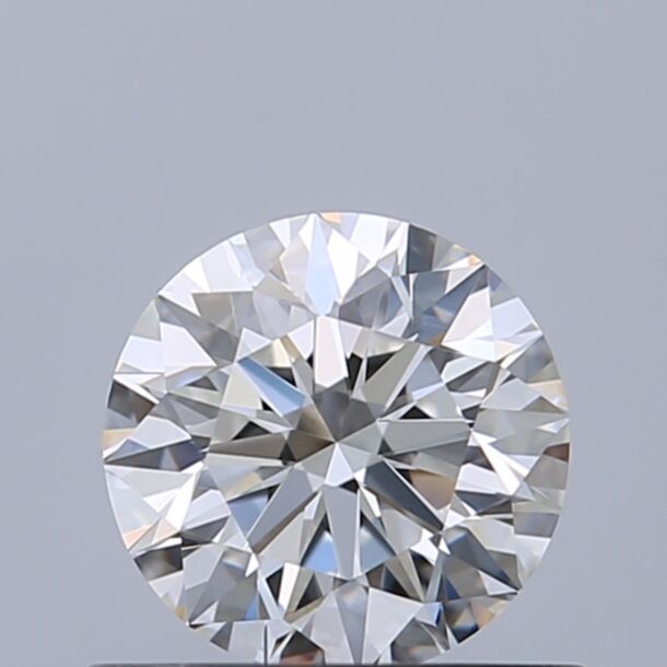 0.63 Carat Diamant Naturel de taille Brillant, Couleur E, Pureté IF
