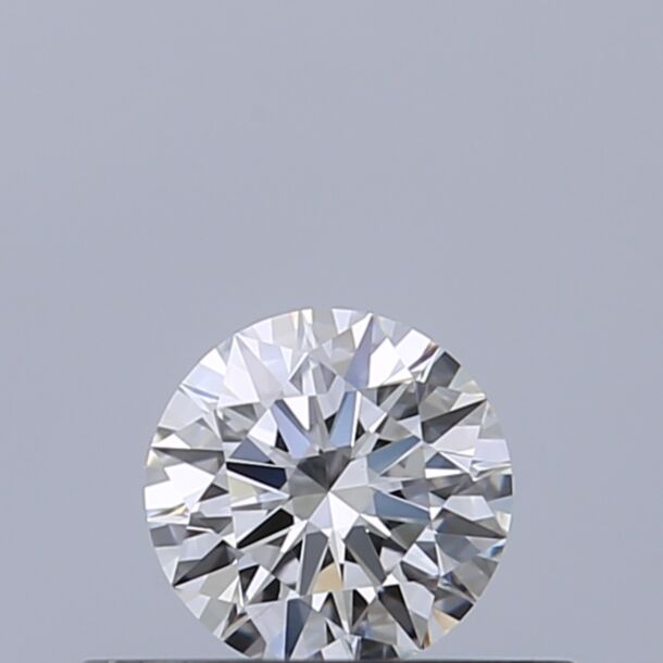 0.3 Carat Natural Diamond, Round Cut, Color E, Clarity VVS1