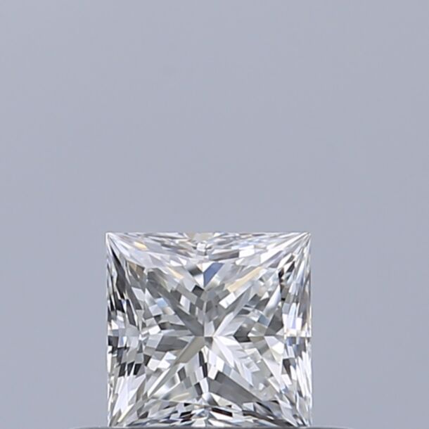 0.32 Karat Natürlicher Diamant Im Prinzessschliff, Farbe D, Reinheit IF