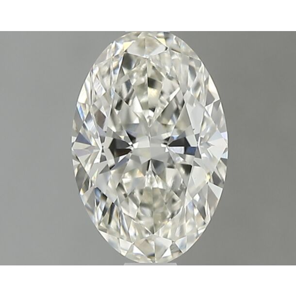 1 Carat Natural Diamond, Oval Cut, Color I, Clarity VVS2