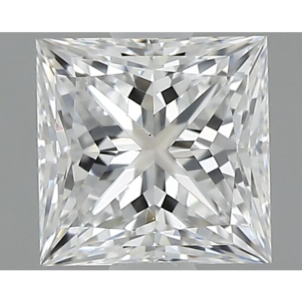 0.9 Karat Natürlicher Diamant Im Prinzessschliff, Farbe D, Reinheit VS1