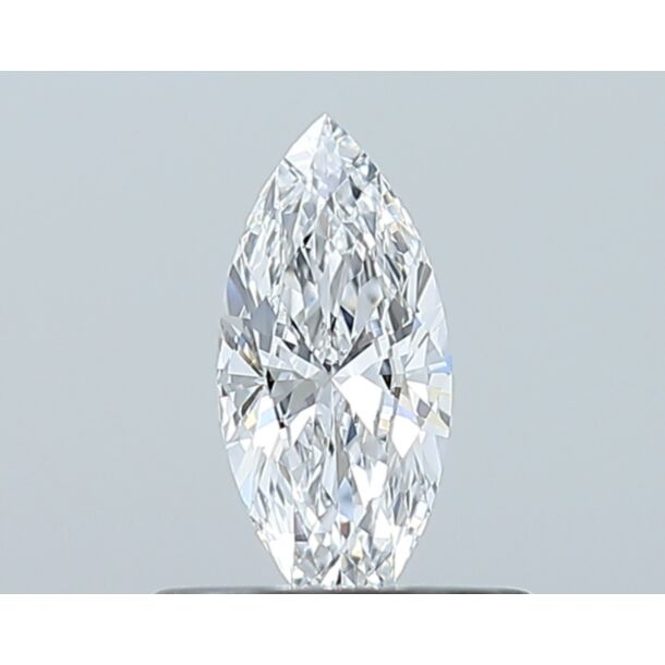 0.31 Carat Natural Diamond, Marquise Cut, Color D, Clarity IF