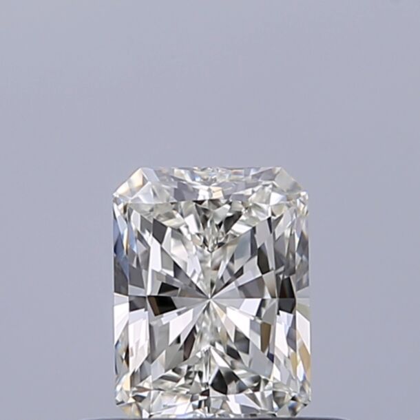 0.4 Carat Natural Diamond, Radiant Cut, Color I, Clarity IF