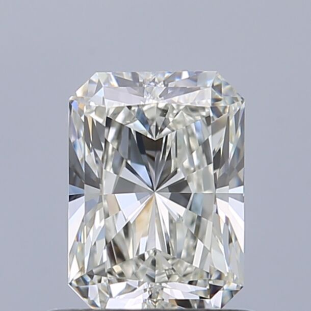 0.7 Carat Natural Diamond, Radiant Cut, Color I, Clarity VVS1