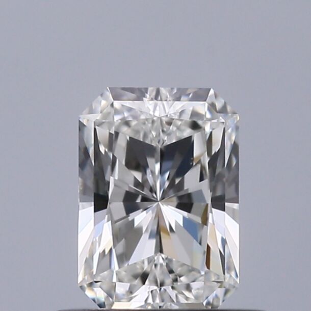 0.5 Carat Natural Diamond, Radiant Cut, Color F, Clarity VS1