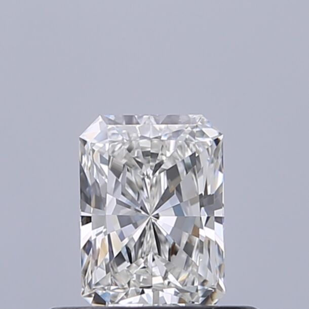 0.42 Carat Natural Diamond, Radiant Cut, Color E, Clarity IF