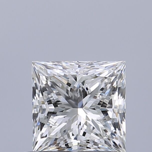 0.7 Karaat Natuurlijke Diamant met een Prinses vorm, Kleur G, Zuiverheid VVS1