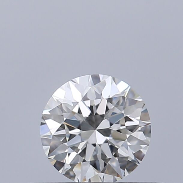 0.4 Carat Natural Diamond, Round Cut, Color H, Clarity VVS2