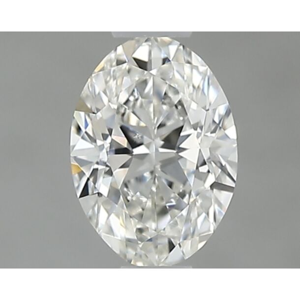 0.5 Carat Diamant Naturel de taille Oval, Couleur G, Pureté SI1