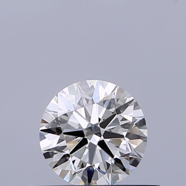 0.4 Carat Natural Diamond, Round Cut, Color H, Clarity VVS2