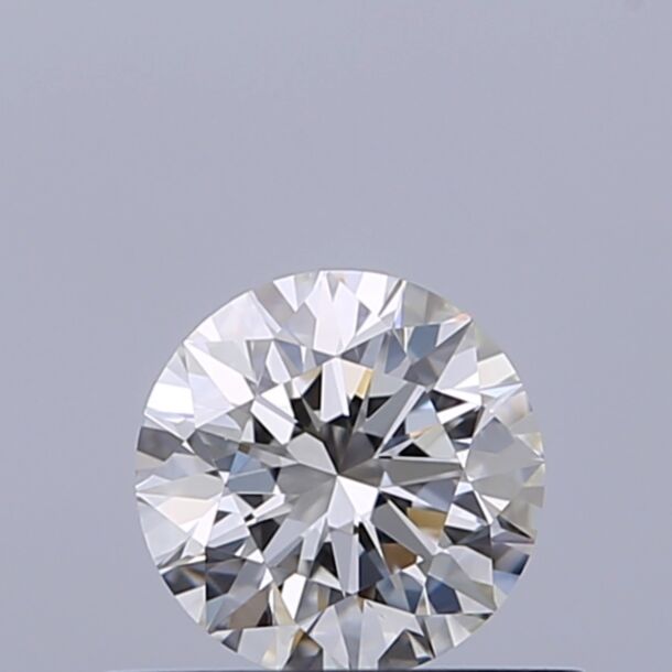 0.45 Carat Natural Diamond, Round Cut, Color G, Clarity IF