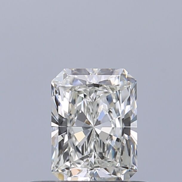 0.4 Carat Natural Diamond, Radiant Cut, Color G, Clarity VVS1