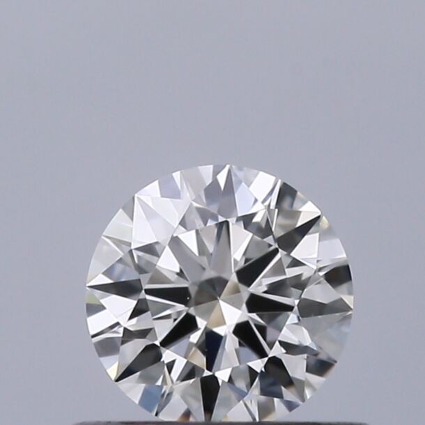 0.4 Carat Diamant Naturel de taille Brillant, Couleur H, Pureté VVS2