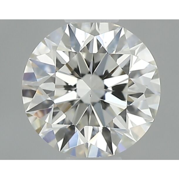 0.55 Carat Natural Diamond, Round Cut, Color I, Clarity VS2
