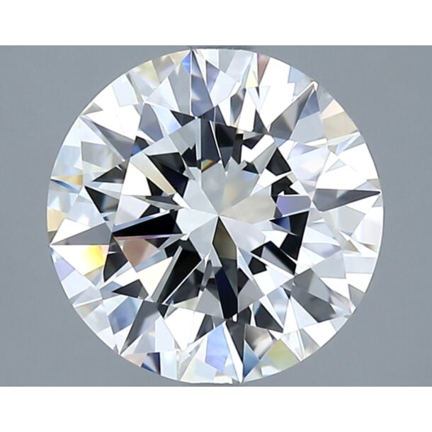 3.01 Carat Natural Diamond, Round Cut, Color H, Clarity VVS1