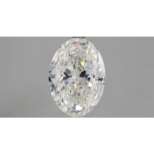 3.01 Carat Natural Diamond, Oval Cut, Color H, Clarity SI1