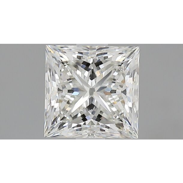 1.51 Carat Diamant Naturel de taille Princesse, Couleur I, Pureté VS2