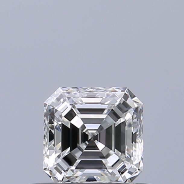 0.43 Karat Natürlicher Diamant Im Asscherschliff, Farbe E, Reinheit VVS1