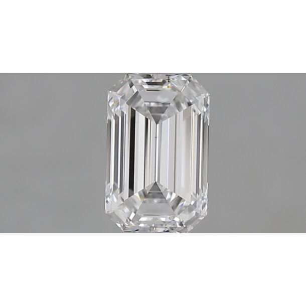 1.03 Carat Natural Diamond, Emerald Cut, Color D, Clarity VS1