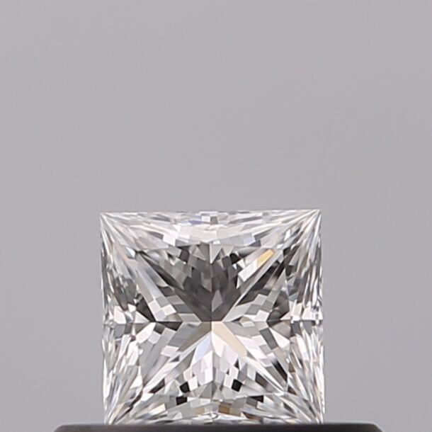 0.35 Carat Diamant Naturel de taille Princesse, Couleur D, Pureté VVS1