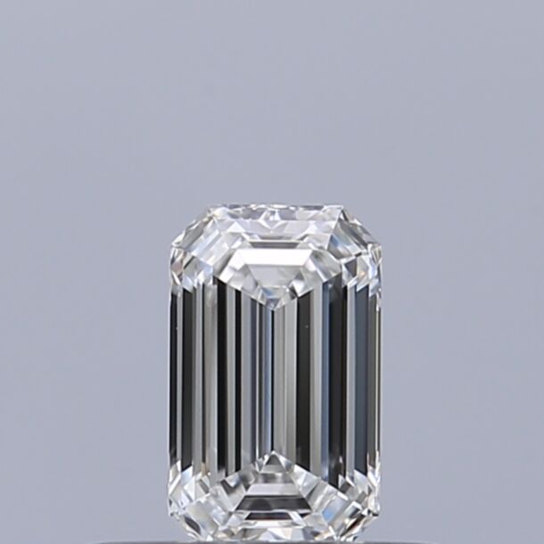 0.3 Carat Natural Diamond, Emerald Cut, Color E, Clarity VVS1