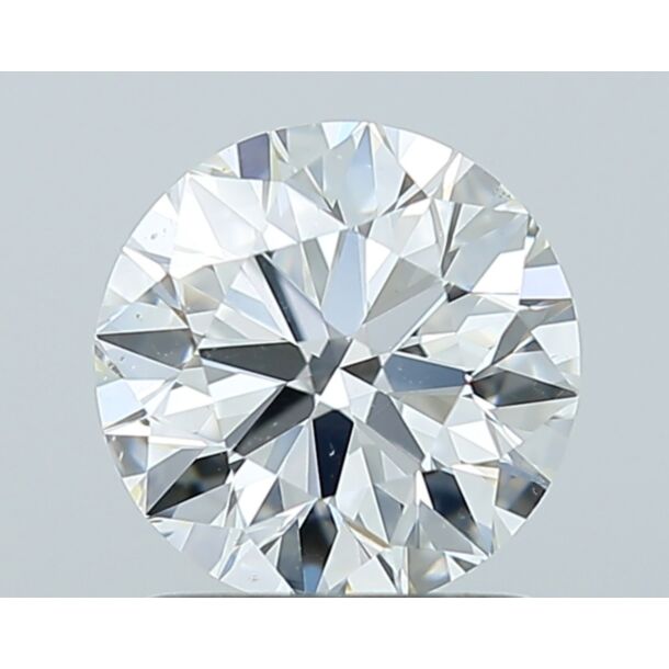 1.27 Karaat Natuurlijke Diamant met een Briljant vorm, Kleur I, Zuiverheid SI1