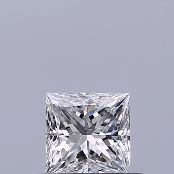 0.36 Carat Diamant Naturel de taille Princesse, Couleur D, Pureté VVS1