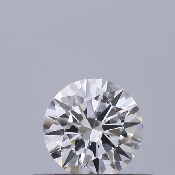 0.29 Carat Natural Diamond, Round Cut, Color E, Clarity IF