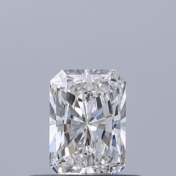 0.34 Carat Natural Diamond, Radiant Cut, Color E, Clarity IF