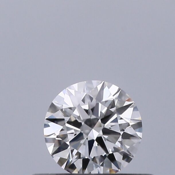 0.29 Carat Natural Diamond, Round Cut, Color E, Clarity IF