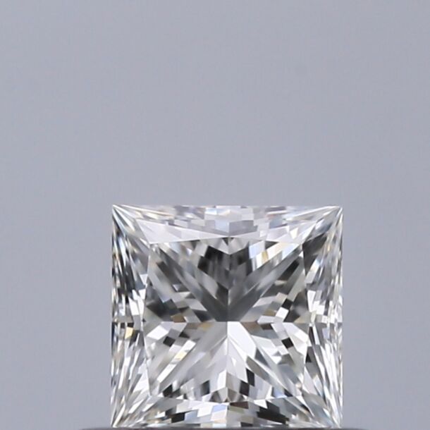 0.41 Karat Natürlicher Diamant Im Prinzessschliff, Farbe H, Reinheit IF