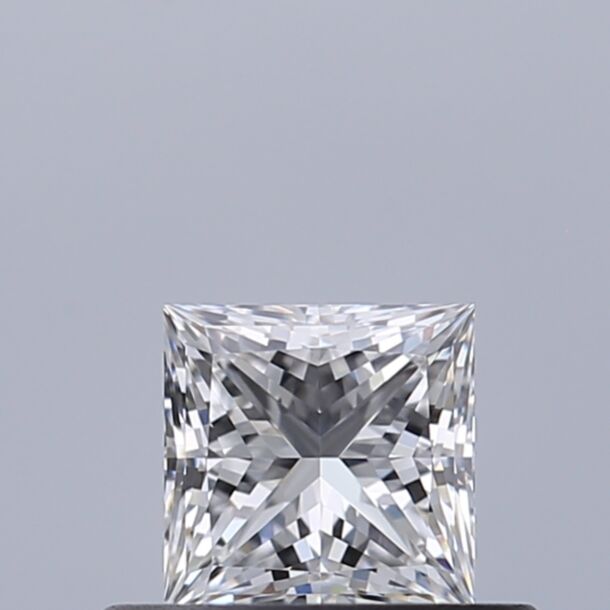 0.41 Karat Natürlicher Diamant Im Prinzessschliff, Farbe E, Reinheit VVS1