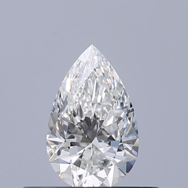 0.31 Carat Natural Diamond, Pear Cut, Color E, Clarity VVS1