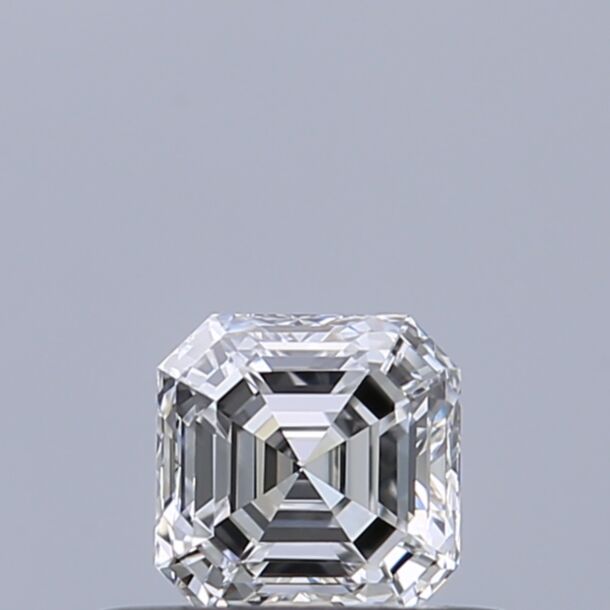 0.35 Carat Natural Diamond, Asscher Cut, Color D, Clarity VVS1 0.35 Carat Natural Diamond, Asscher Cut, Color D, Clarity VVS1