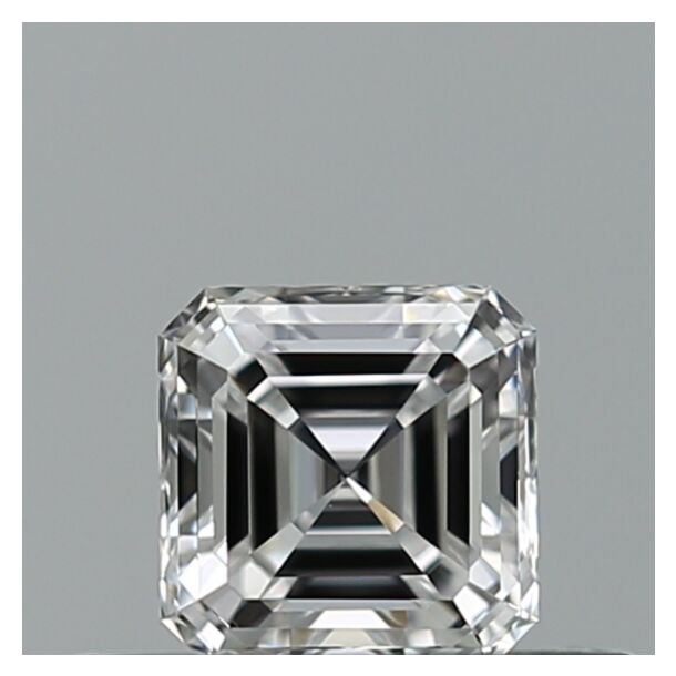 0.33 Carat Natural Diamond, Asscher Cut, Color D, Clarity VVS1