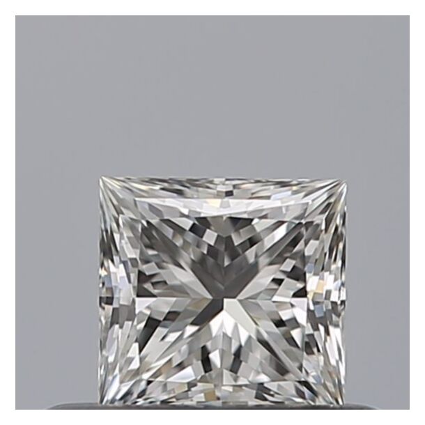 0.38 Karaat Natuurlijke Diamant met een Prinses vorm, Kleur E, Zuiverheid IF