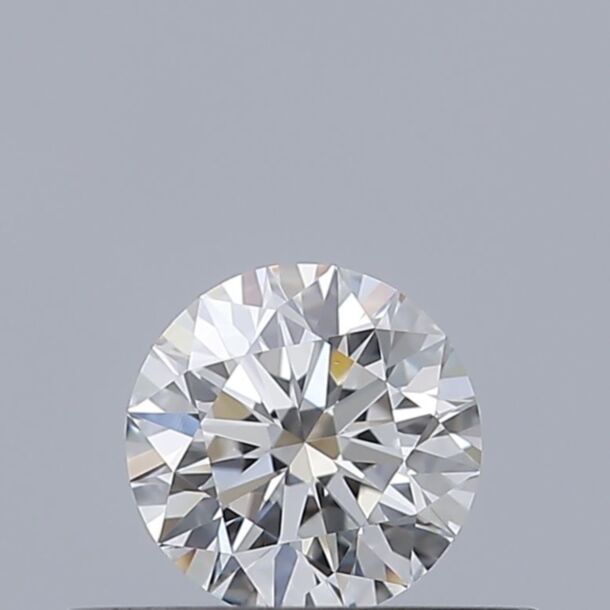 0.33 Carat Diamant Naturel de taille Brillant, Couleur F, Pureté IF