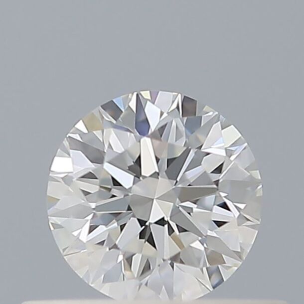 0.33 Carat Diamant Naturel de taille Brillant, Couleur F, Pureté IF
