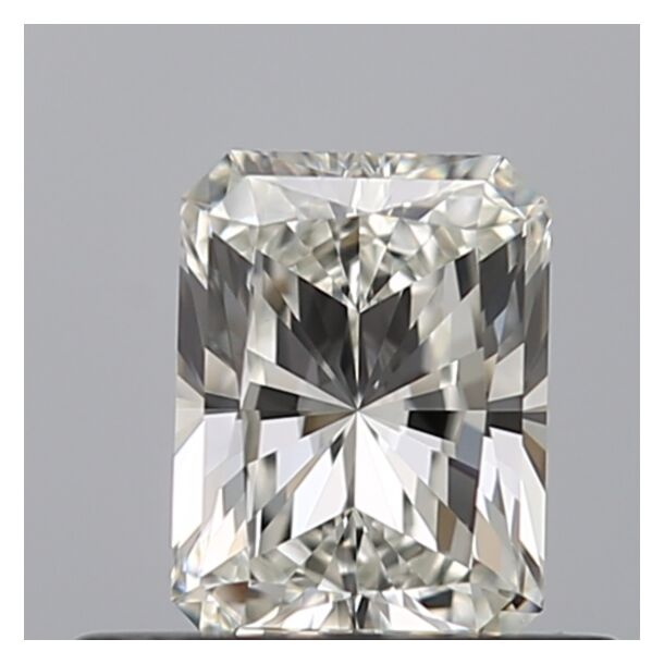0.5 Carat Natural Diamond, Radiant Cut, Color H, Clarity IF