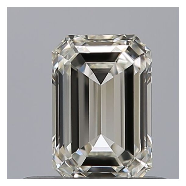 0.52 Karaat Natuurlijke Diamant met een Smaragd vorm, Kleur H, Zuiverheid IF